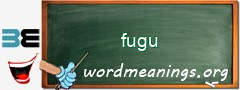 WordMeaning blackboard for fugu